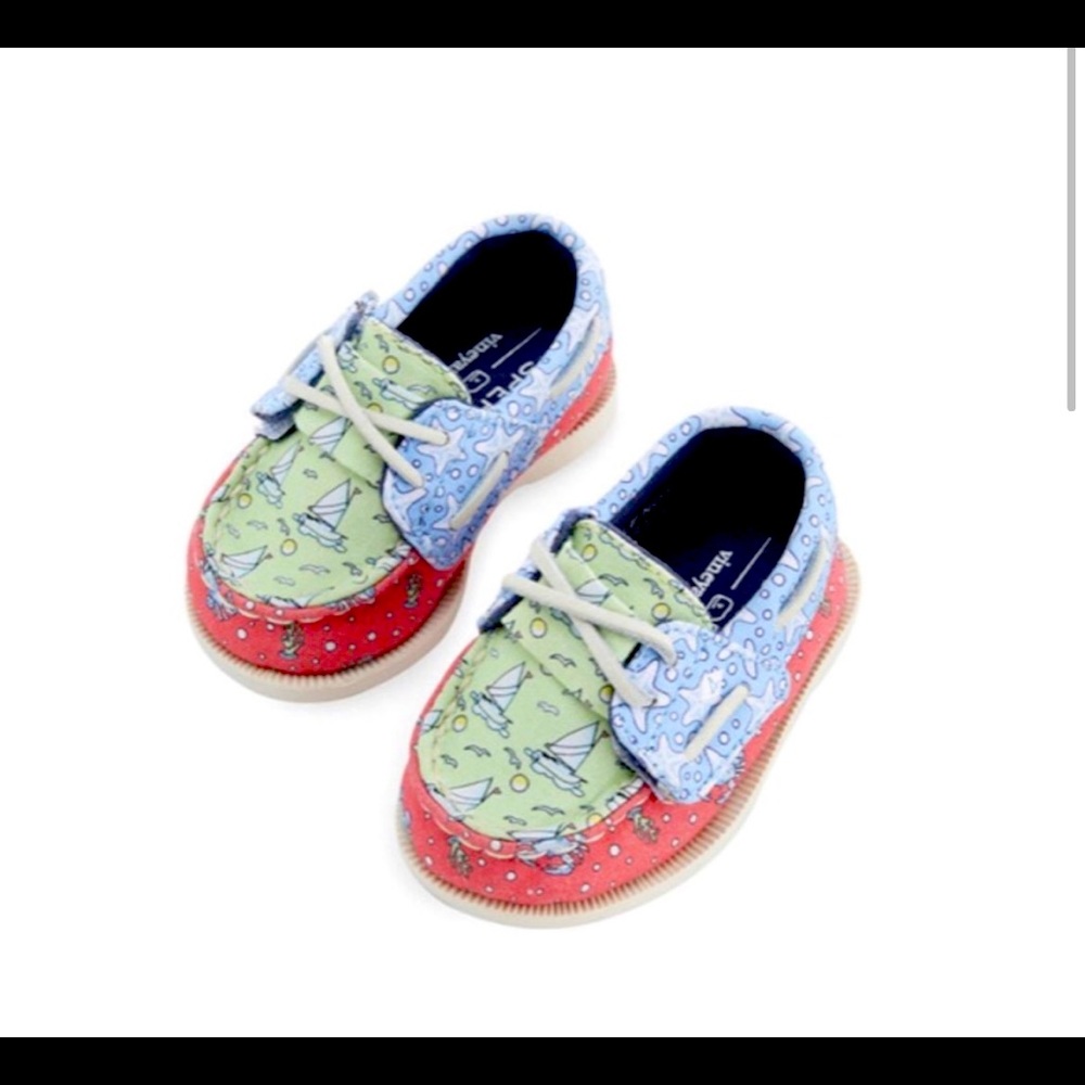 Vineyard Vines X Sperry patchwork topsiders